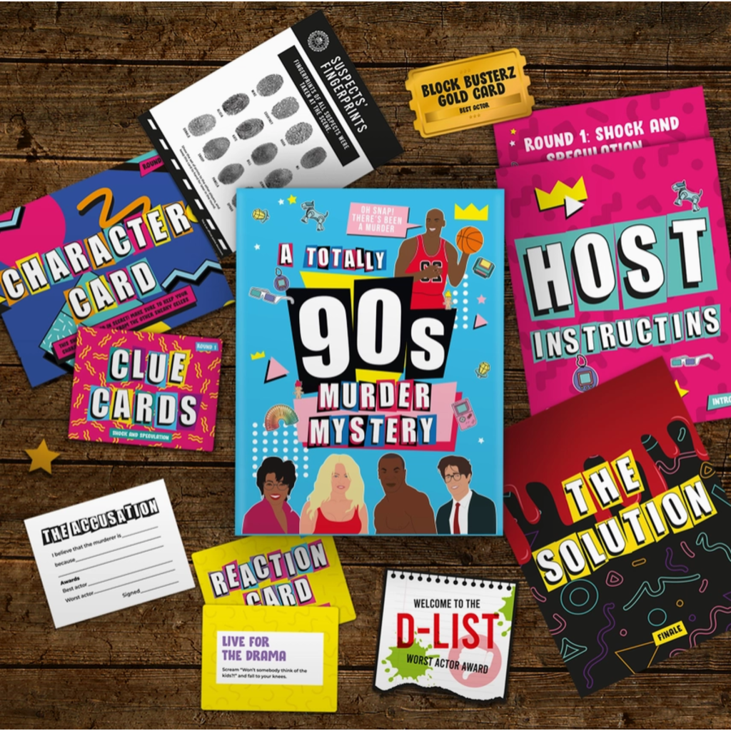 GIFT REPUBLIC A TOTALLY 90S MURDER MYSTERY GAME