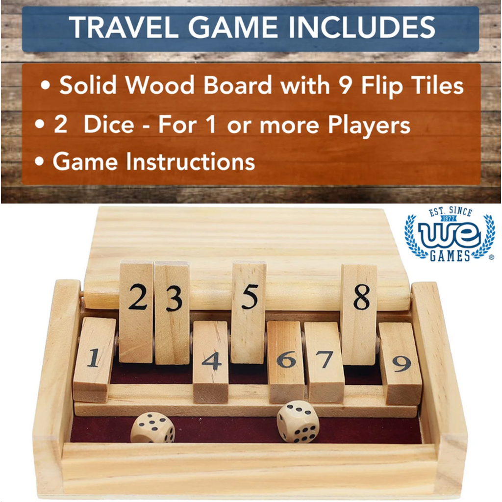 WOOD EXPRESSIONS MINI SHUT THE BOX