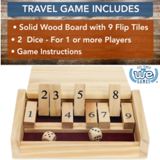 WOOD EXPRESSIONS MINI SHUT THE BOX