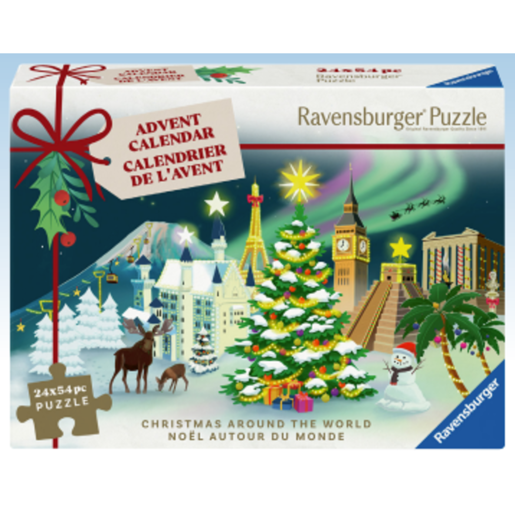 RAVENSBURGER USA CHRISTMAS ADVENT CALENDAR PUZZLE