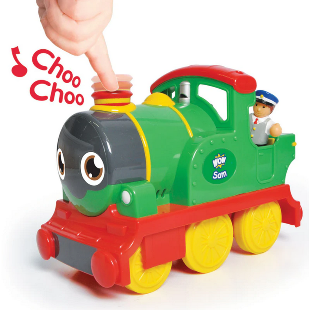 WOW TOYS USA SAM THE STEAM TRAIN WOW