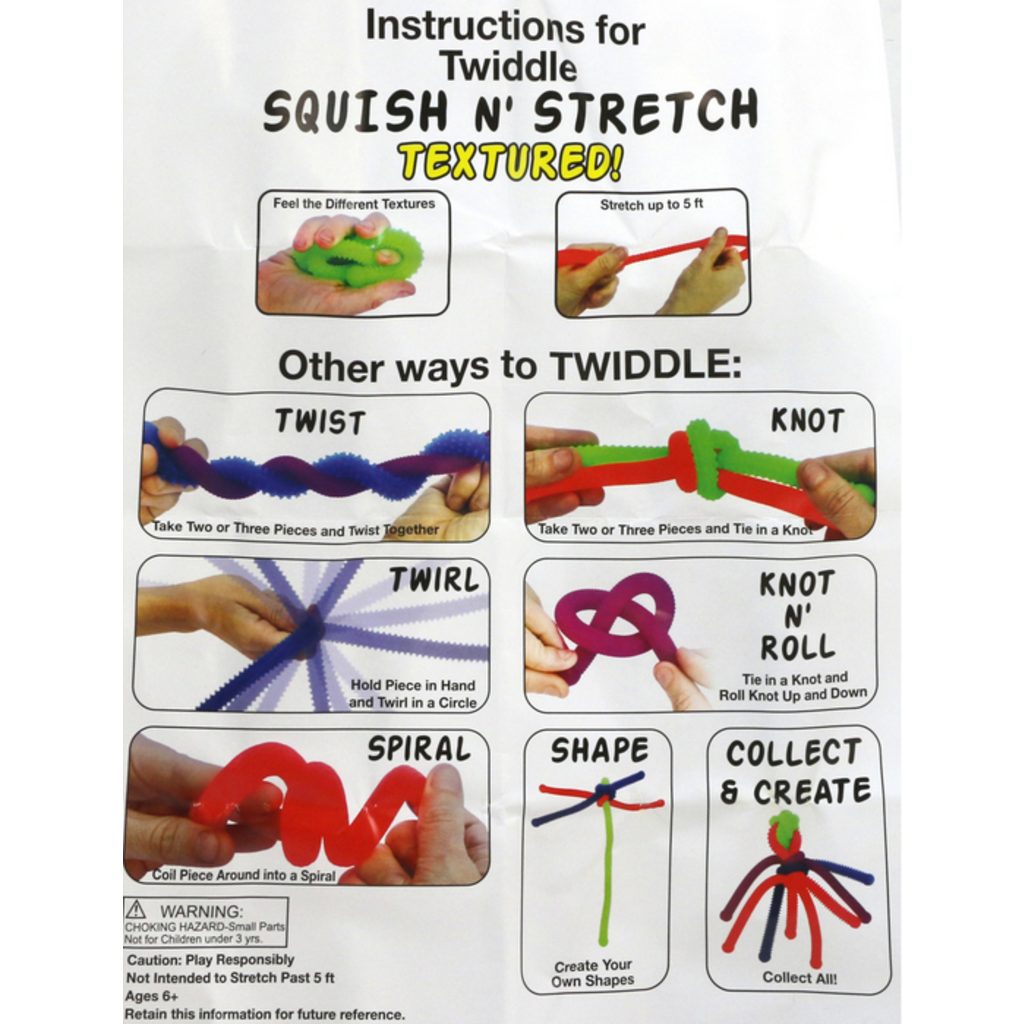TWIDDLE TWIDDLE SQUISH N STRETCH TEXTURED