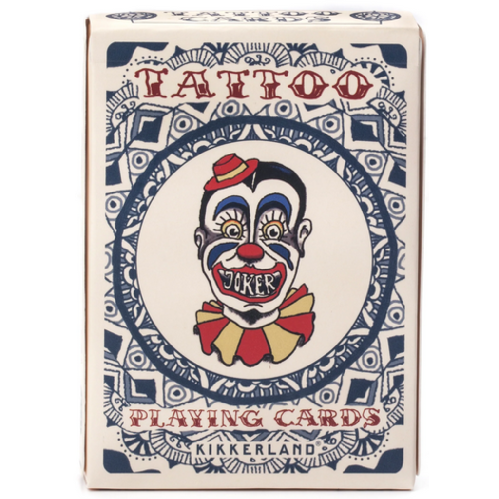 KIKKERLAND TATTOO PLAYING CARDS