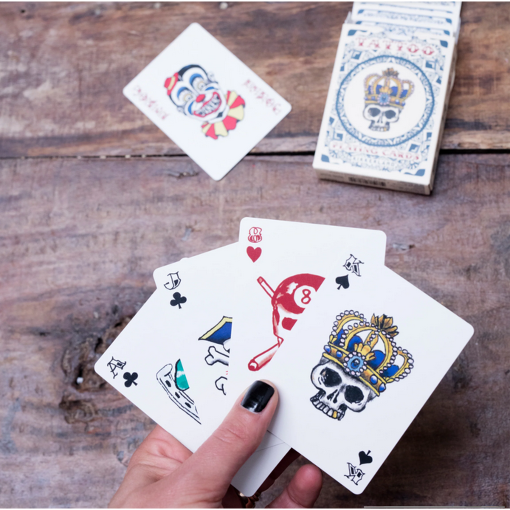 KIKKERLAND TATTOO PLAYING CARDS