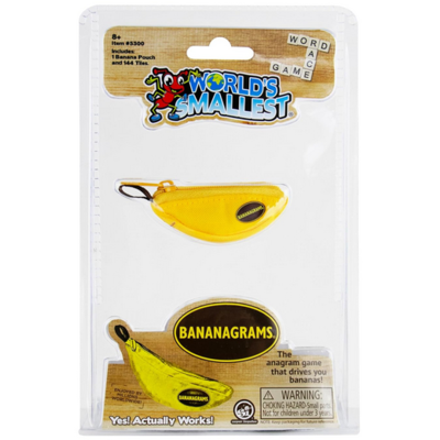 BANANAGRAMS WORLDS SMALLEST BANANAGRAMS