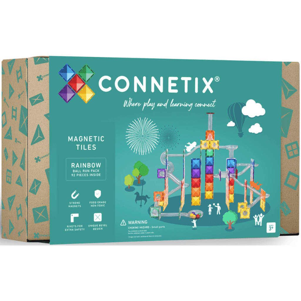 CONNETIX RAINBOW BALL RUN PACK 92 PC