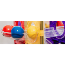 CONNETIX RAINBOW BALL RUN PACK 92 PC