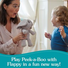 GUND PEEK-A-BOO FLAPPY ELEPHANT