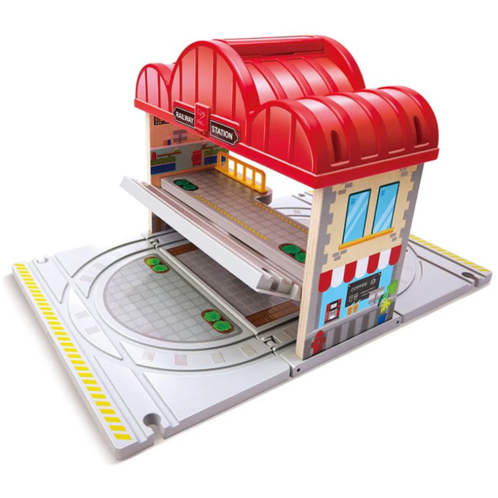 HAPE PORTABLE TRAIN STATION SET