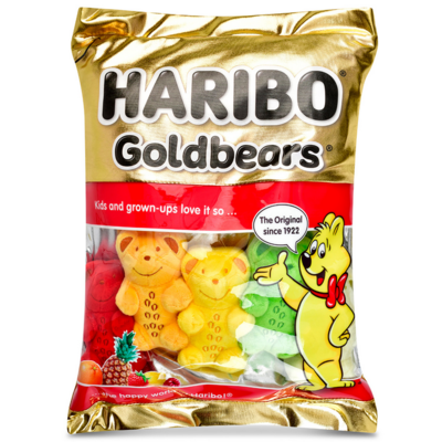 ISCREAM HARIBO GUMMY BEARS PACKAGING PLUSH