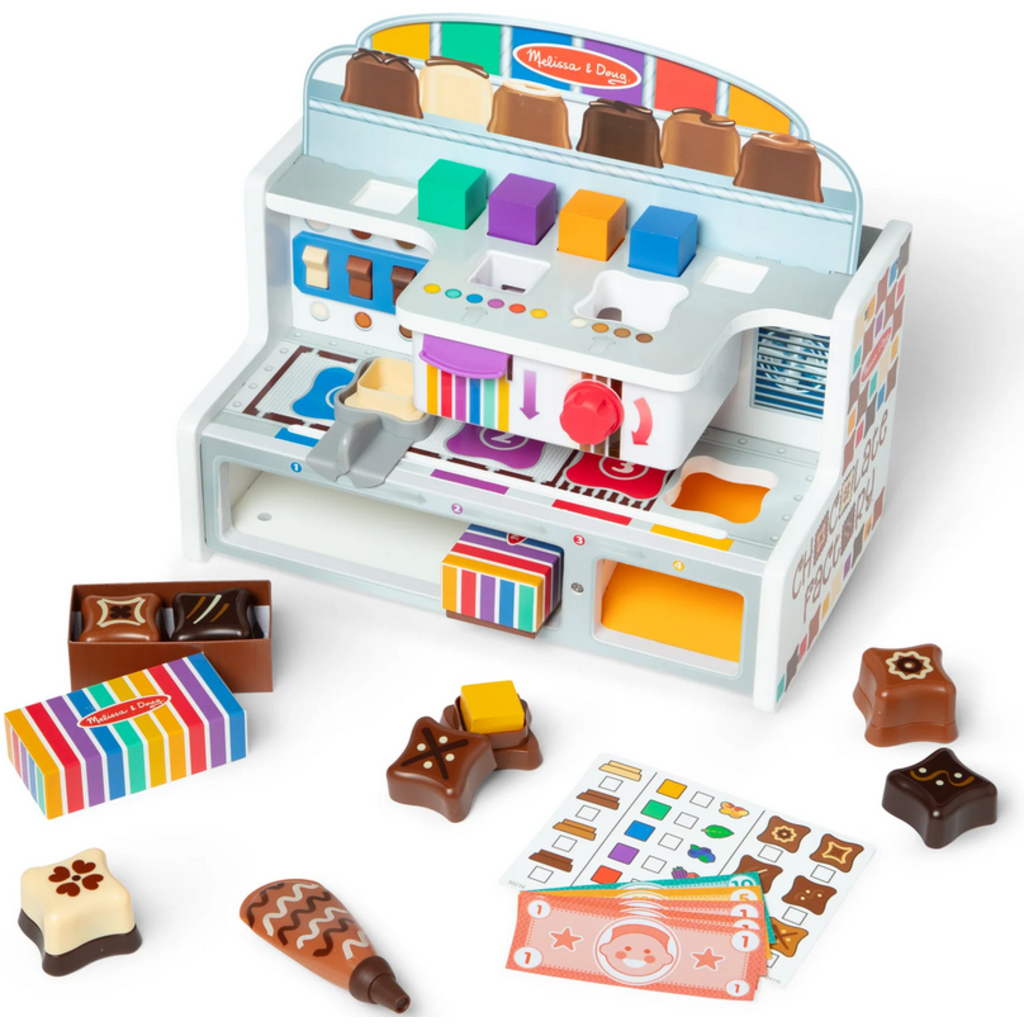 MELISSA AND DOUG CHOCOLATE FACTORY PLAY SET