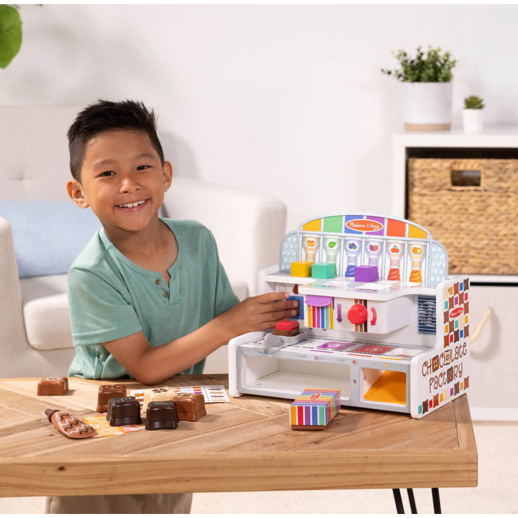 MELISSA AND DOUG CHOCOLATE FACTORY PLAY SET