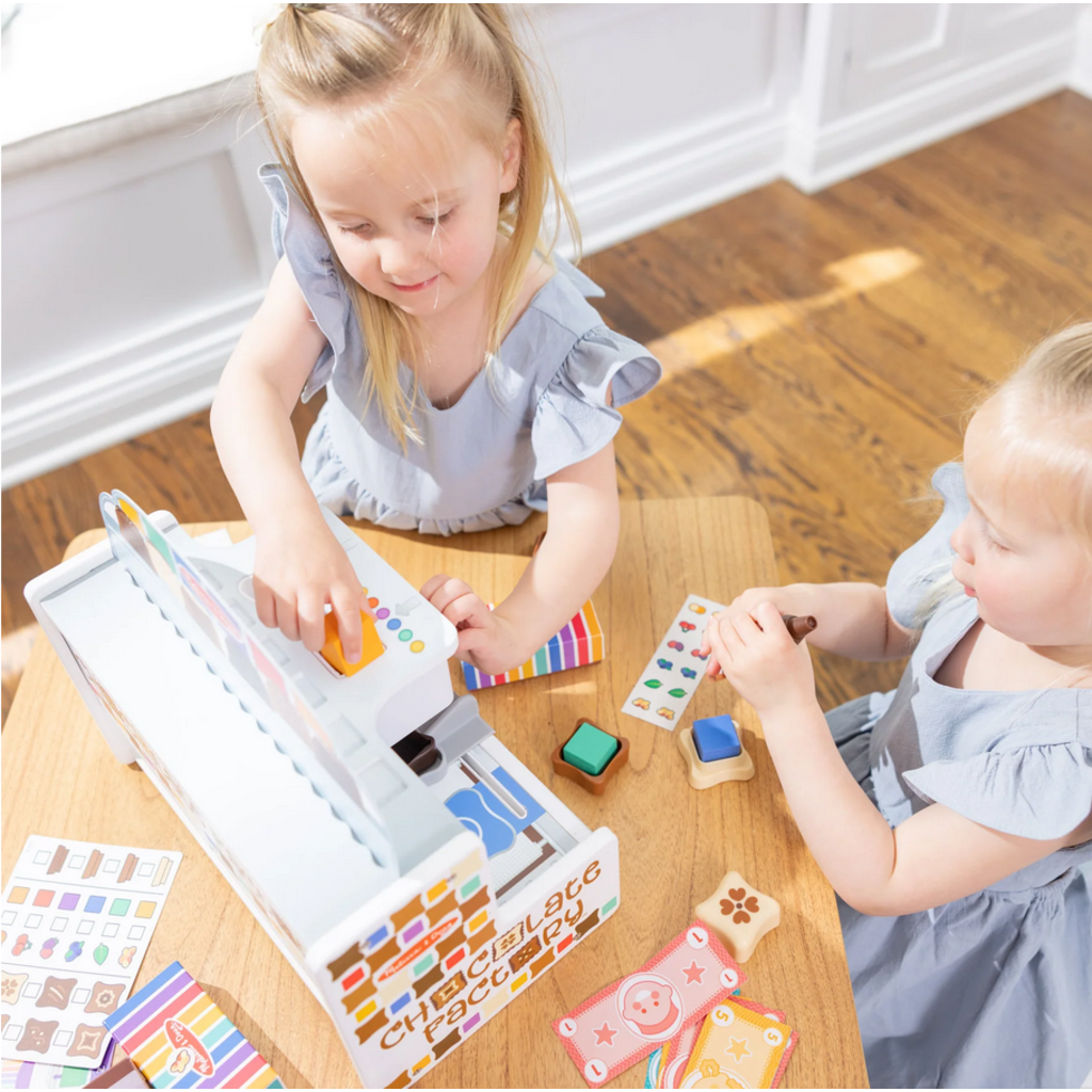MELISSA AND DOUG CHOCOLATE FACTORY PLAY SET