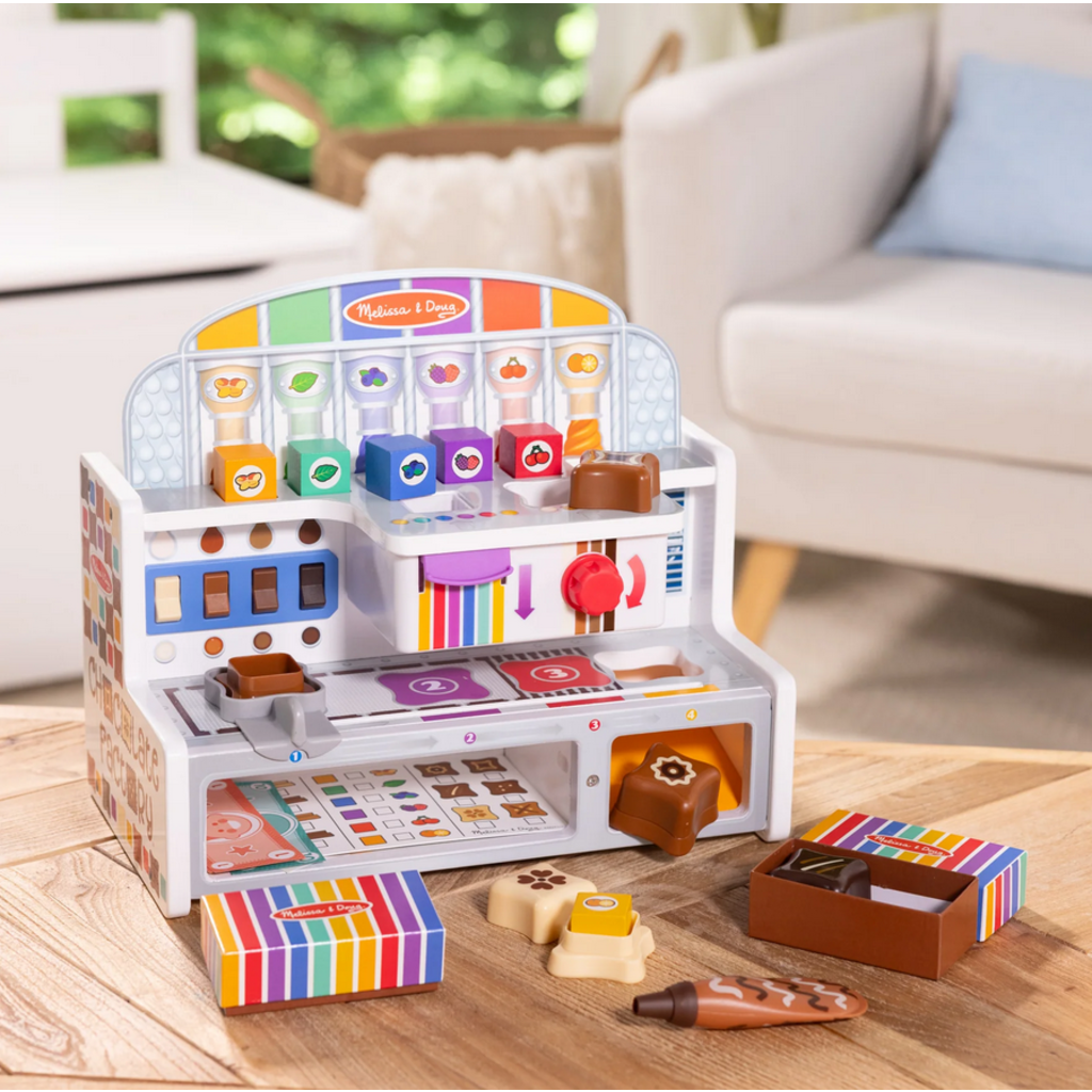 MELISSA AND DOUG CHOCOLATE FACTORY PLAY SET