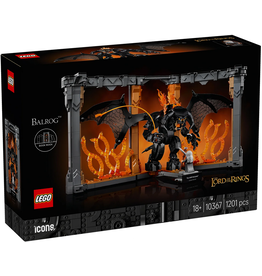 LEGO LORD OF THE RINGS BALROG BOOK NOOK