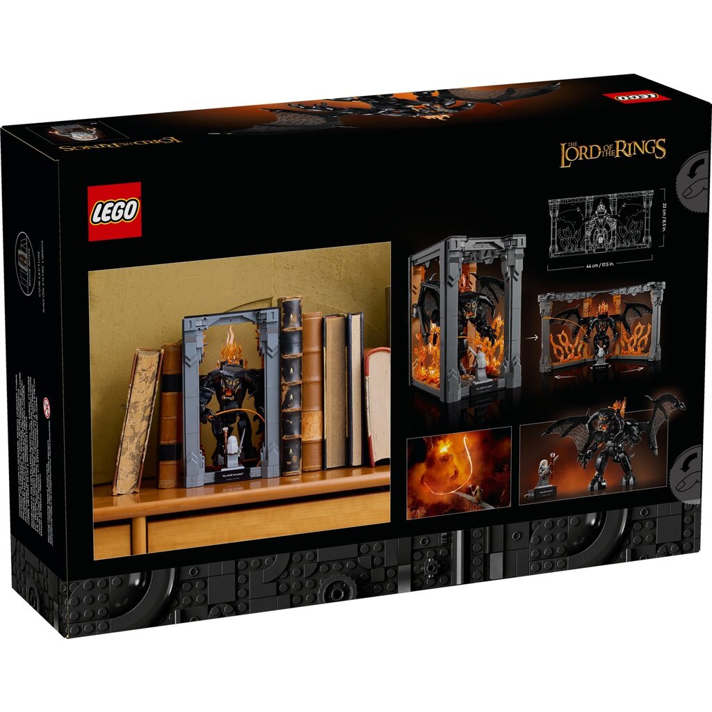 LEGO LORD OF THE RINGS BALROG BOOK NOOK