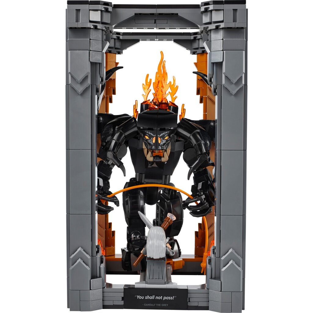LEGO LORD OF THE RINGS BALROG BOOK NOOK