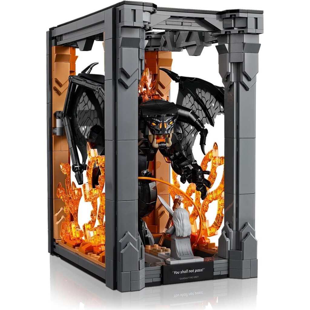 LEGO LORD OF THE RINGS BALROG BOOK NOOK