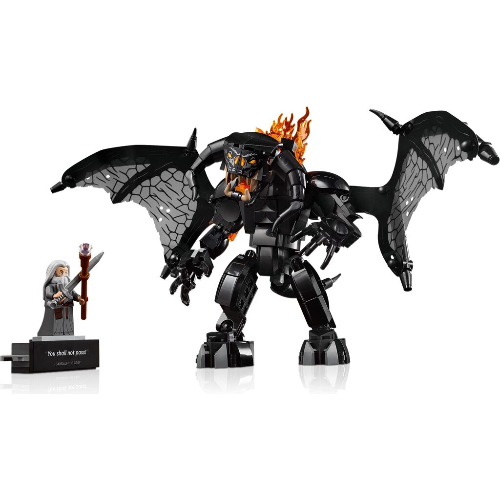 LEGO LORD OF THE RINGS BALROG BOOK NOOK