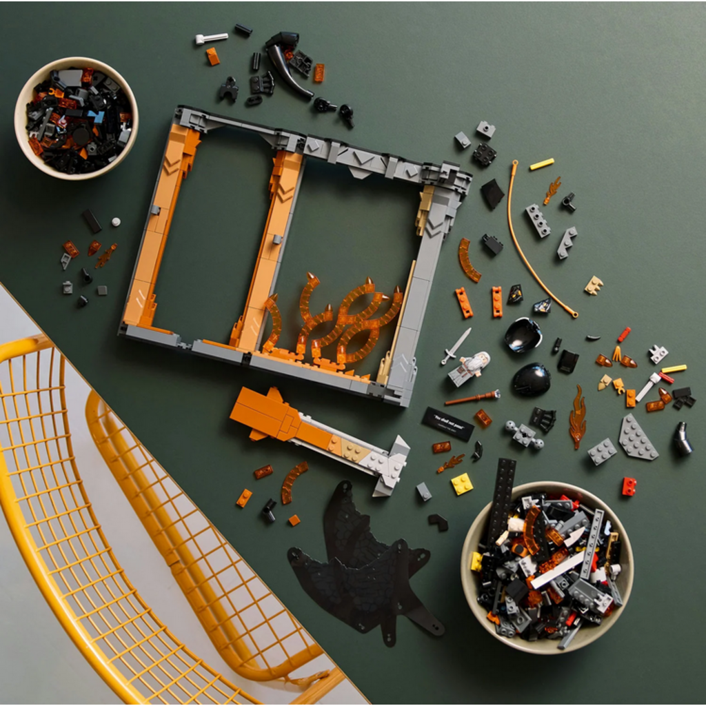 LEGO LORD OF THE RINGS BALROG BOOK NOOK