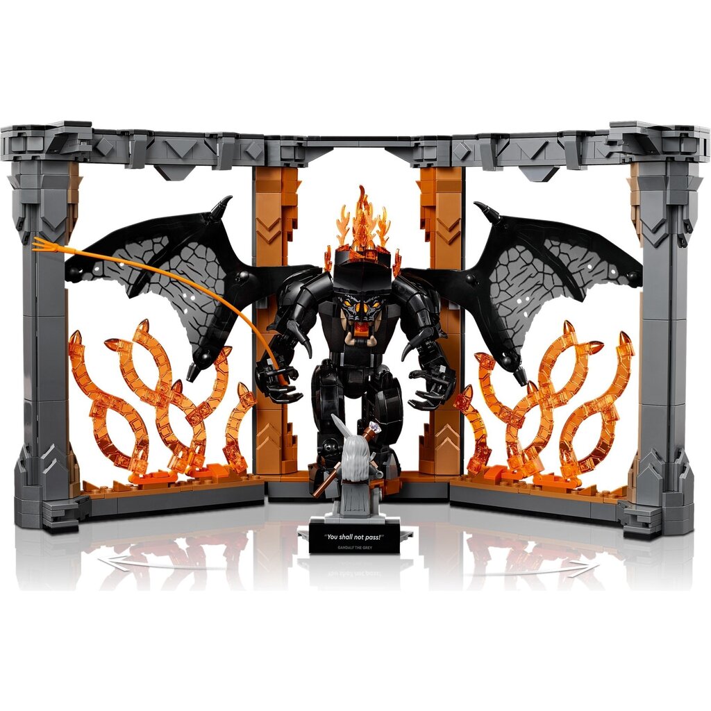 LEGO LORD OF THE RINGS BALROG BOOK NOOK