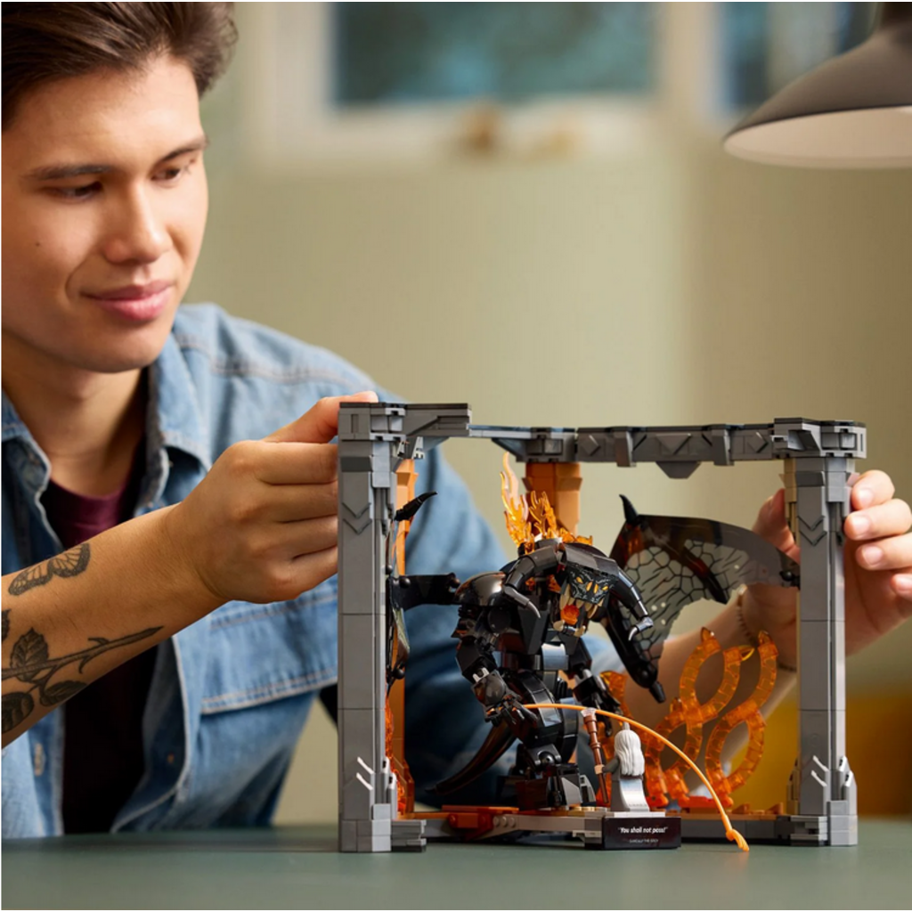 LEGO LORD OF THE RINGS BALROG BOOK NOOK