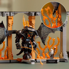 LEGO LORD OF THE RINGS BALROG BOOK NOOK