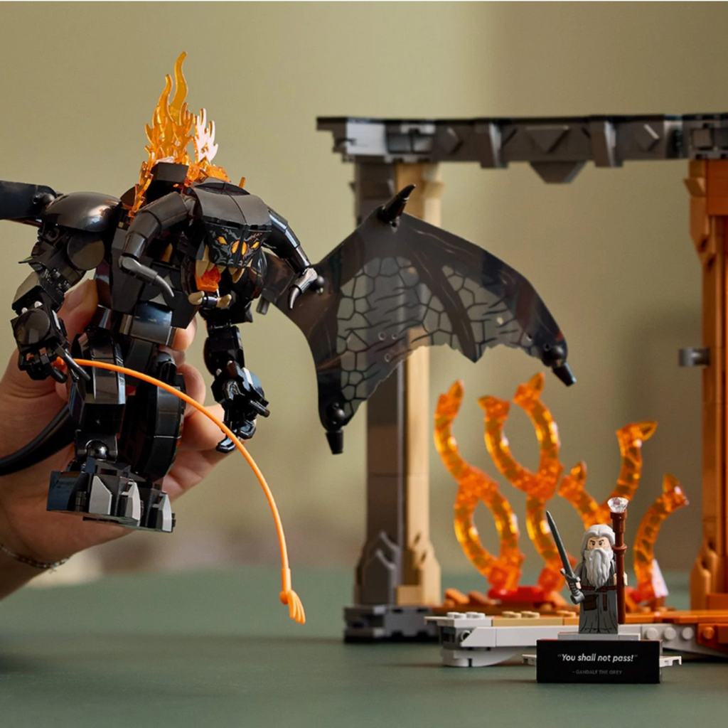 LEGO LORD OF THE RINGS BALROG BOOK NOOK
