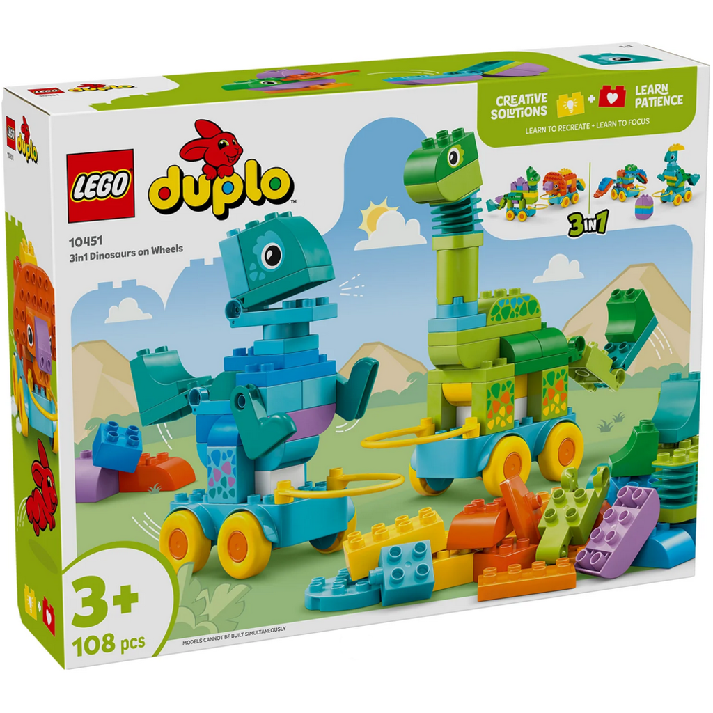 LEGO 3-IN-1 DINOSAURS ON WHEELS