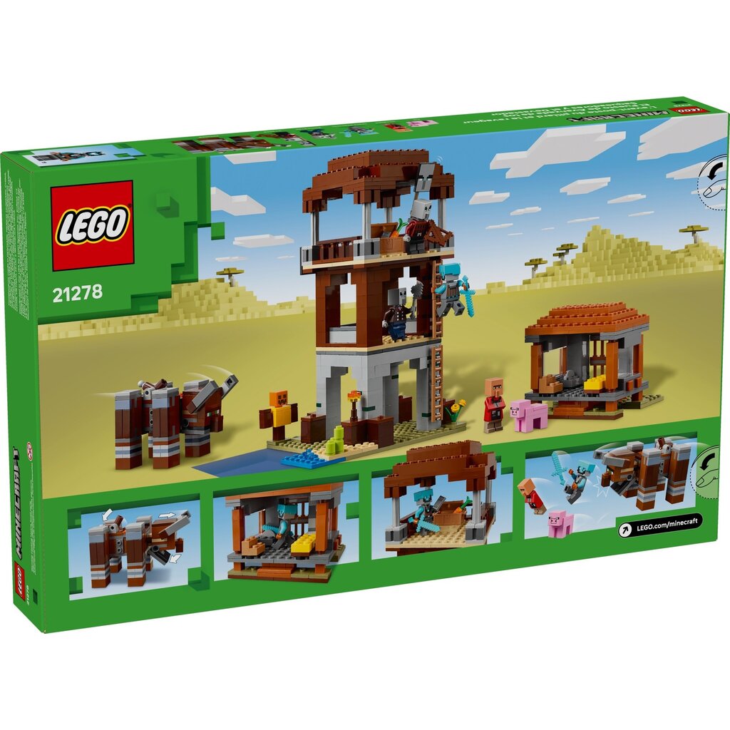 LEGO THE PILLAGER OUTPOST AND RAVAGER