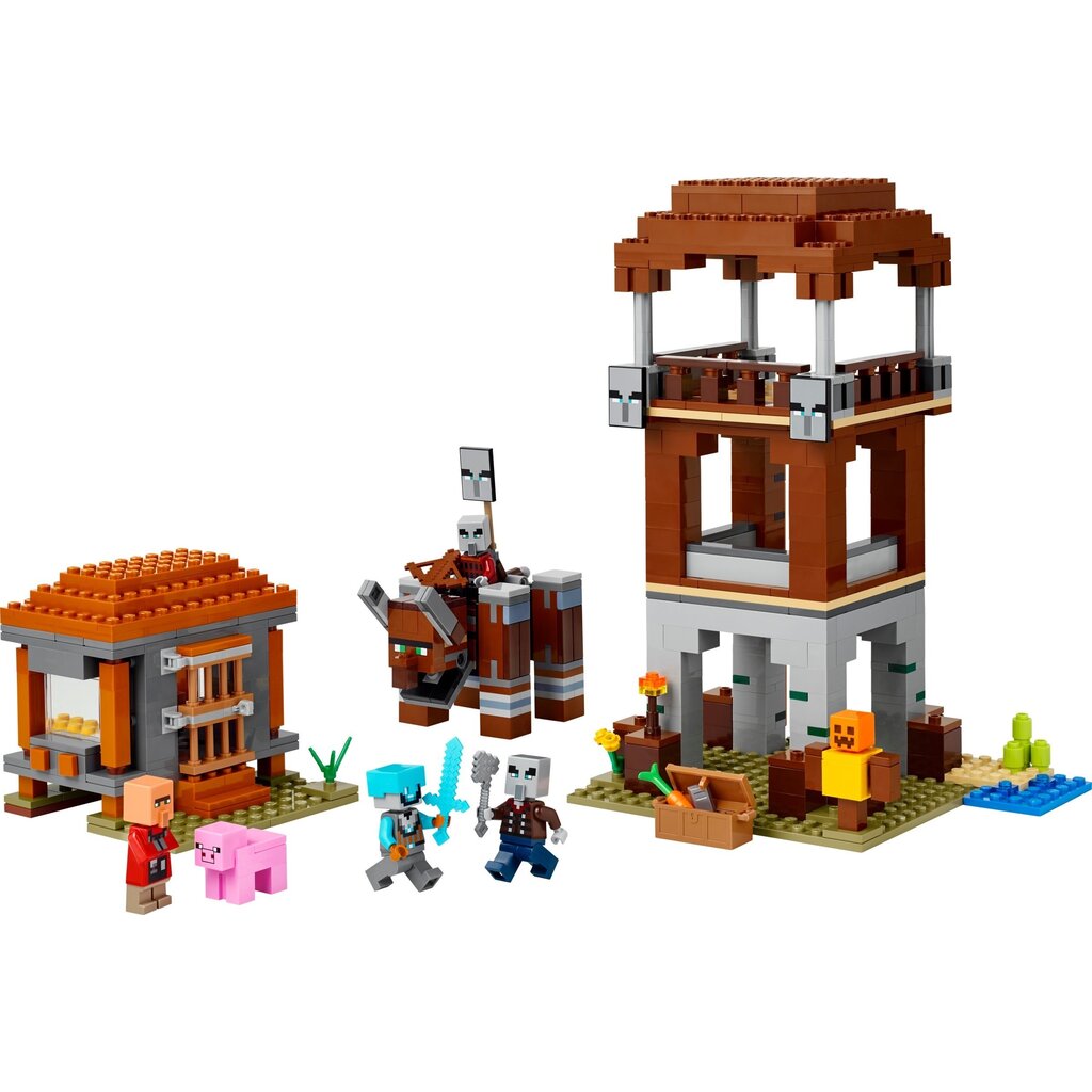 LEGO THE PILLAGER OUTPOST AND RAVAGER