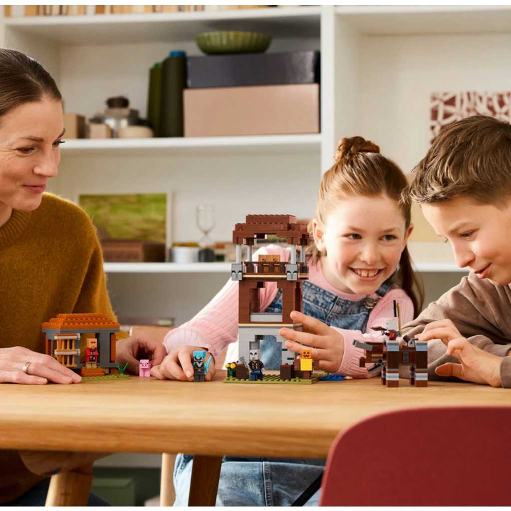 LEGO THE PILLAGER OUTPOST AND RAVAGER