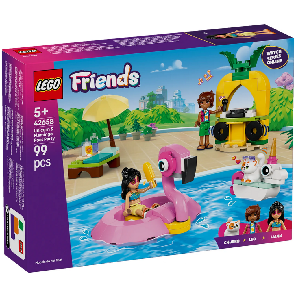 LEGO UNICORN & FLAMINGO POOL PARTY