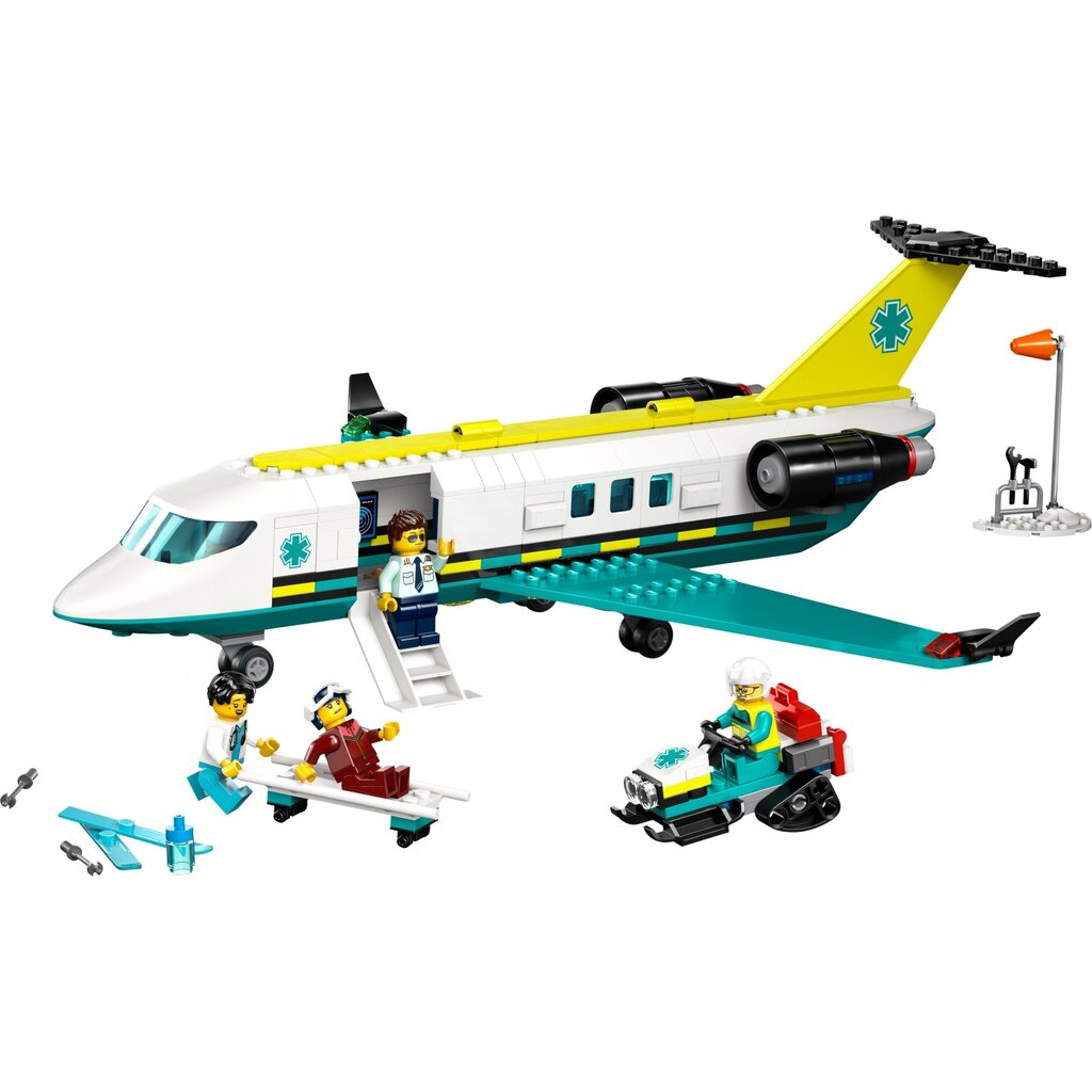 LEGO EMERGENCY AIR AMBULANCE AIRPLANE