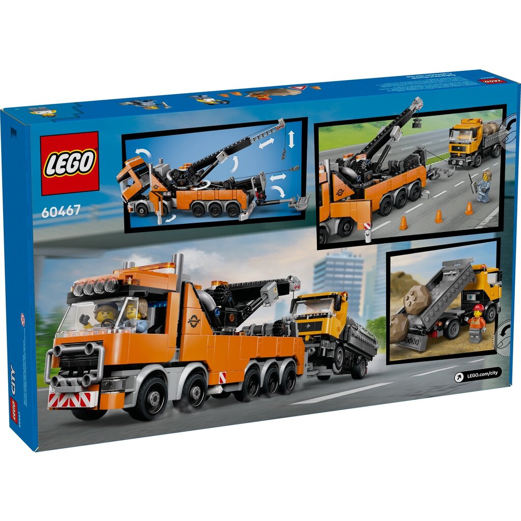 LEGO HEAVY-DUTY RECOVERY TOW TRUCK WITH CRANE