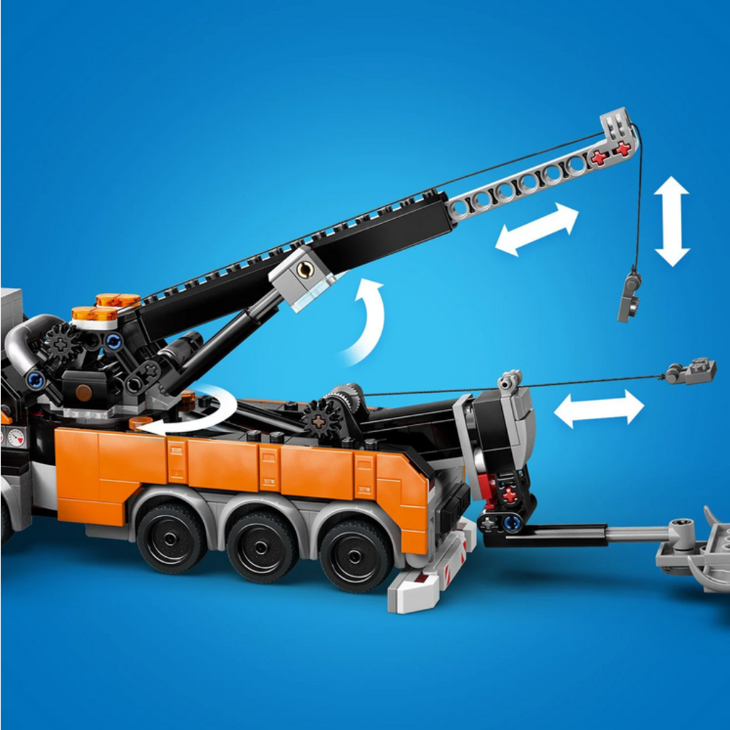 LEGO HEAVY-DUTY RECOVERY TOW TRUCK WITH CRANE
