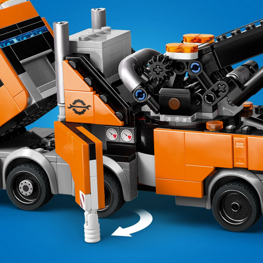 LEGO HEAVY-DUTY RECOVERY TOW TRUCK WITH CRANE