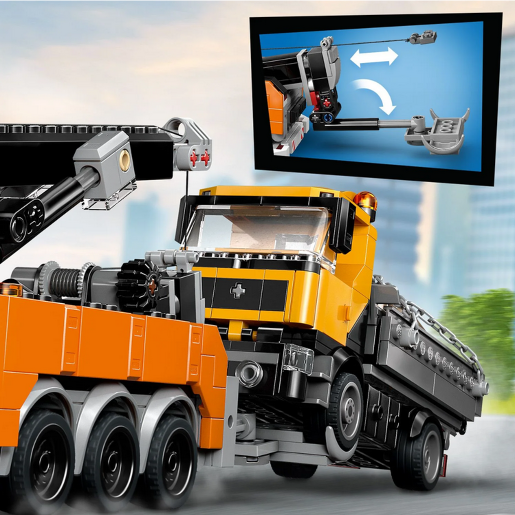 LEGO HEAVY-DUTY RECOVERY TOW TRUCK WITH CRANE