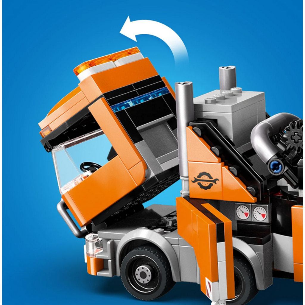 LEGO HEAVY-DUTY RECOVERY TOW TRUCK WITH CRANE