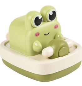 US TOY WIND UP FROG IN BOAT
