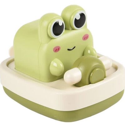 US TOY WIND UP FROG IN BOAT