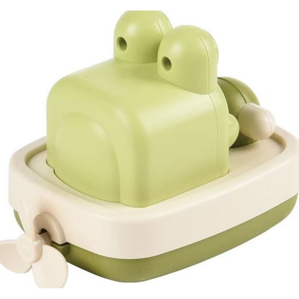 US TOY WIND UP FROG IN BOAT