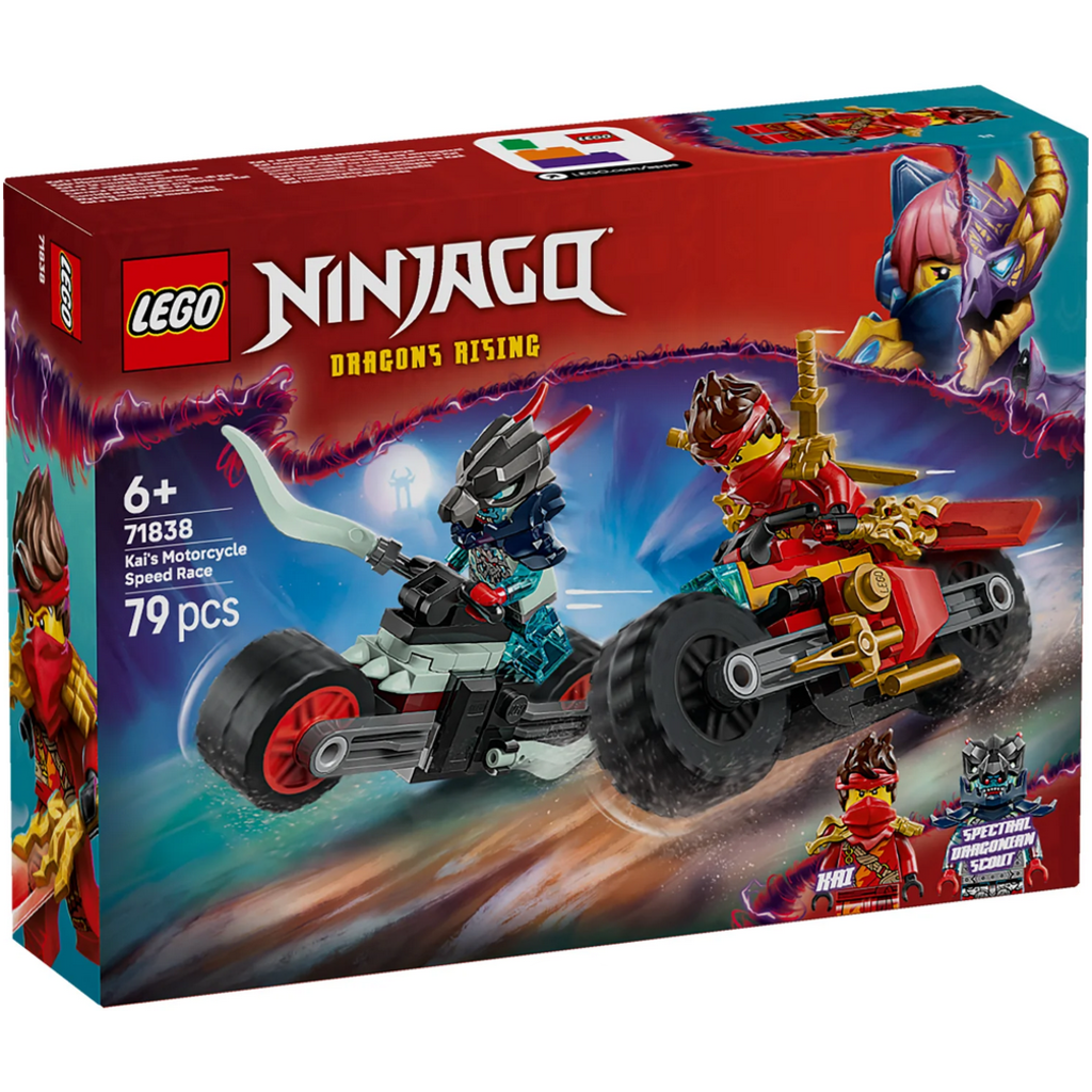 LEGO KAI'S MOTORCYCLE SPEED RACE