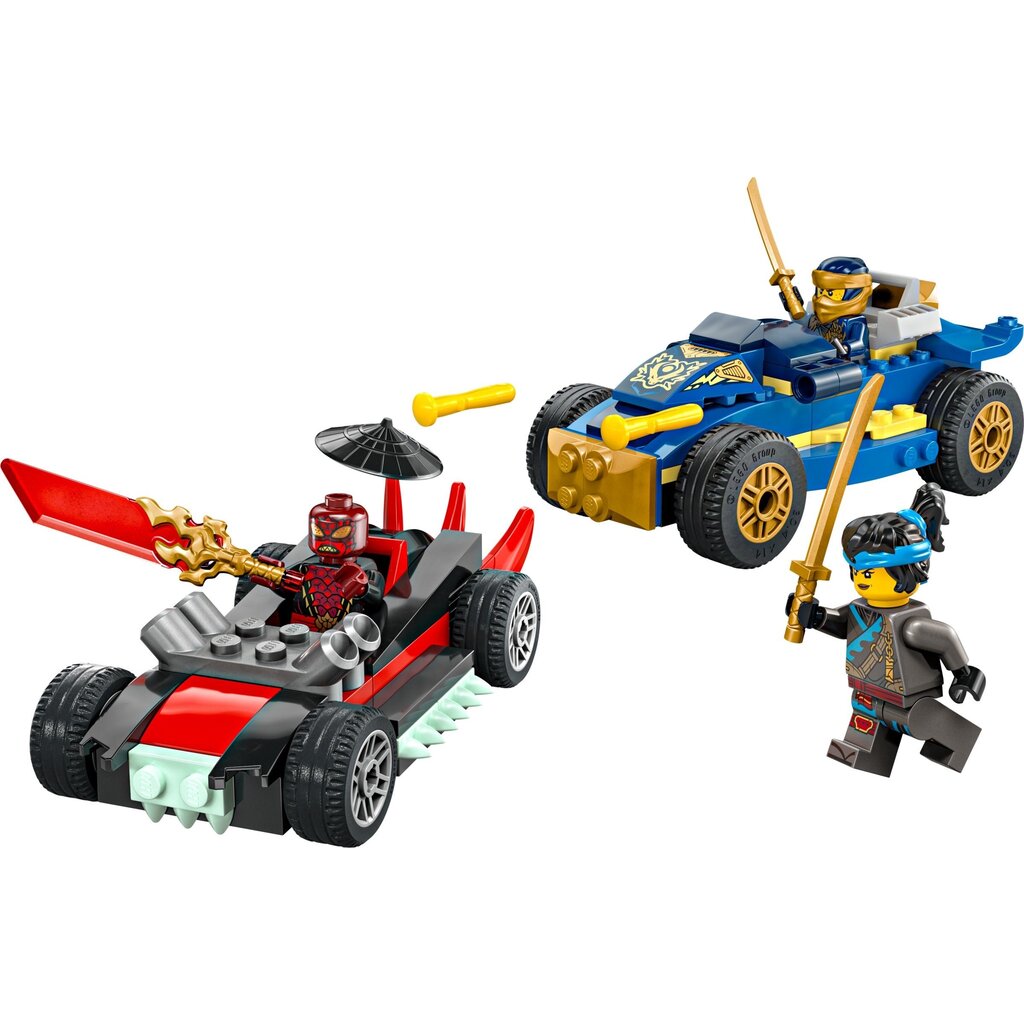 LEGO ROGUE VS. DRIX RACE CAR DUEL
