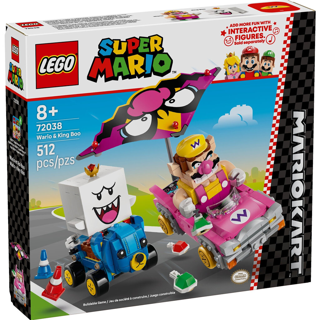LEGO MARIO KART - WARIO & KING BOO