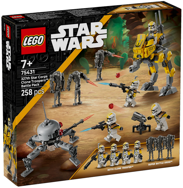 327TH STAR CORPS CLONE TROOPERS BATTLE PACK - THE TOY STORE