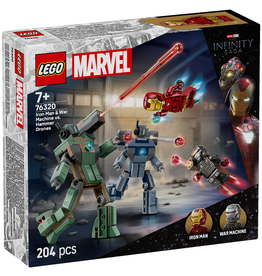 LEGO IRON MAN & WAR MACHINE VS. HAMMER DRONES