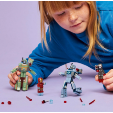 LEGO IRON MAN & WAR MACHINE VS. HAMMER DRONES