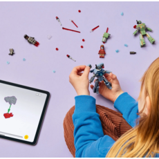 LEGO IRON MAN & WAR MACHINE VS. HAMMER DRONES