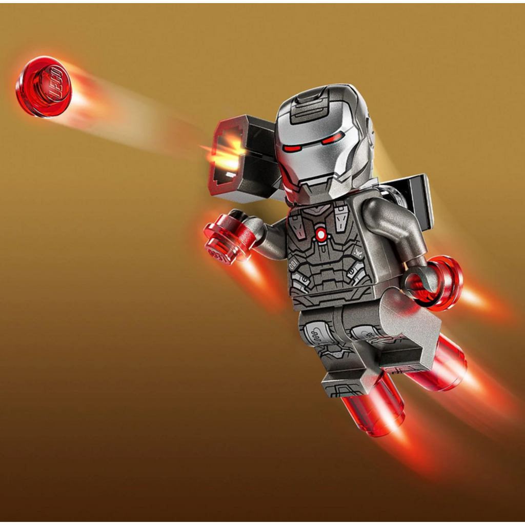 LEGO IRON MAN & WAR MACHINE VS. HAMMER DRONES
